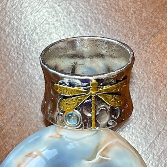 Boho Ring Dragonfly Funky and Chunky #771 - Picture 5 of 7